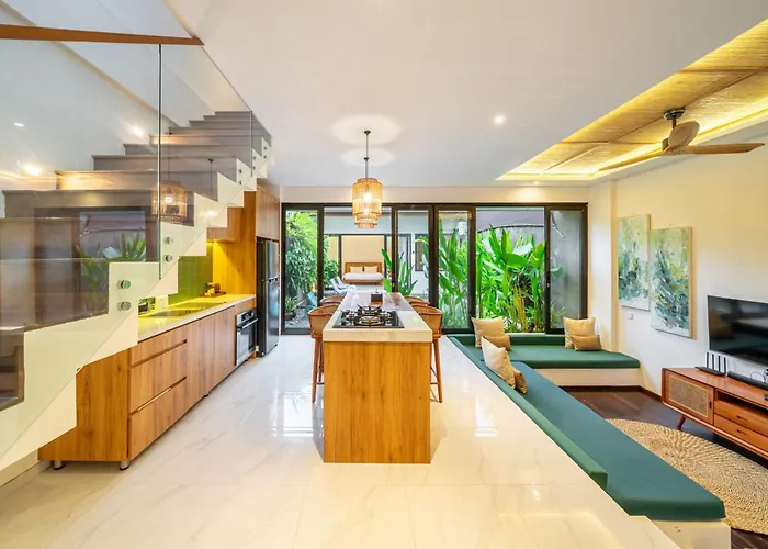 Lula 2br Canggu Private Pool & Rice Field Views بيت للعطل Dalung (Bali)
