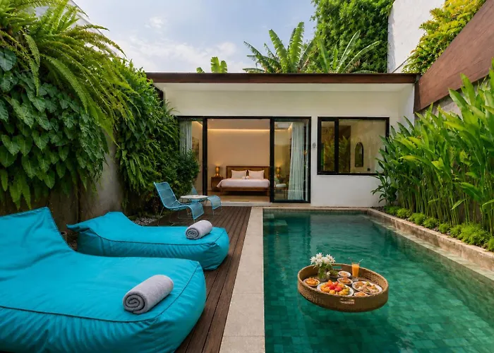 Lula 2br Canggu Private Pool & Rice Field Views بيت للعطل Dalung (Bali)
