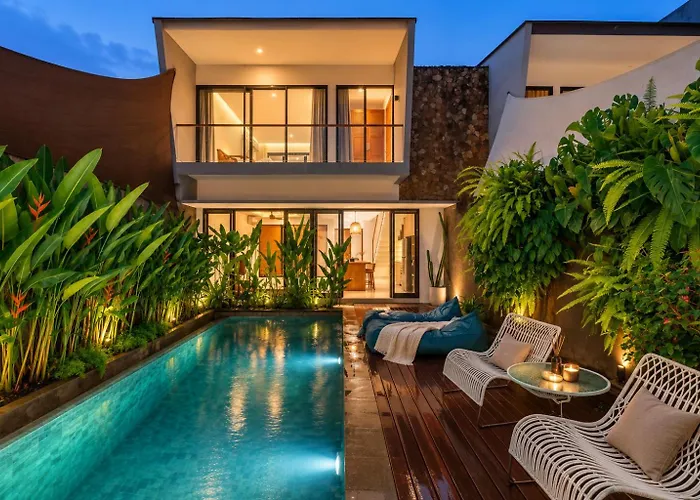بيت للعطل Lula 2br Canggu Private Pool & Rice Field Views