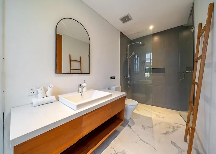 Lula 2br Canggu Private Pool & Rice Field Views Vakantiehuis Dalung (Bali)